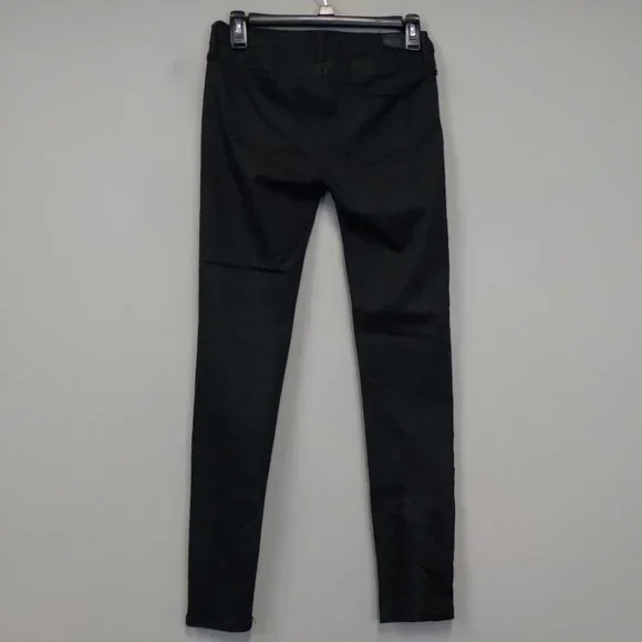 CELEBRITY Pink Black Skinny Jeans Juniors Size 3 - Picture 7 of 11